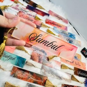 Name customized book mark