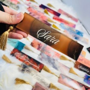 Name customized book mark