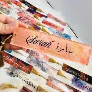 Name customized book mark