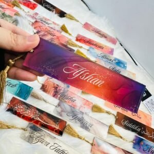 Name customized book mark