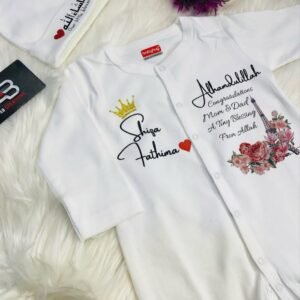 Name customized romper