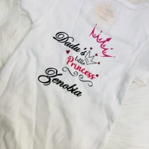 Name customized romper