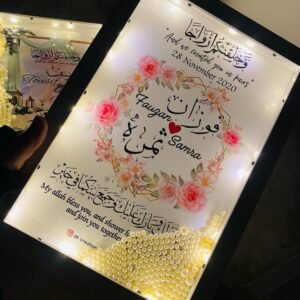 Name customized frame