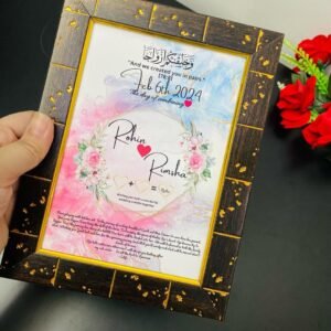 Name customized frame