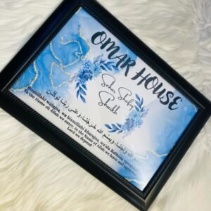 Name customized frame