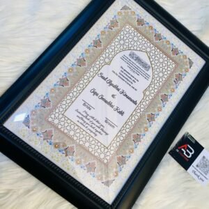 Name customized frame