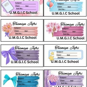 Name customized sticker