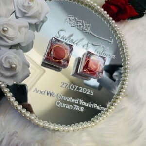 Name customized Engagement tray mirror