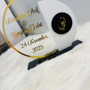 Name customized Couple name stand