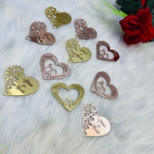 Name customized couple name tag