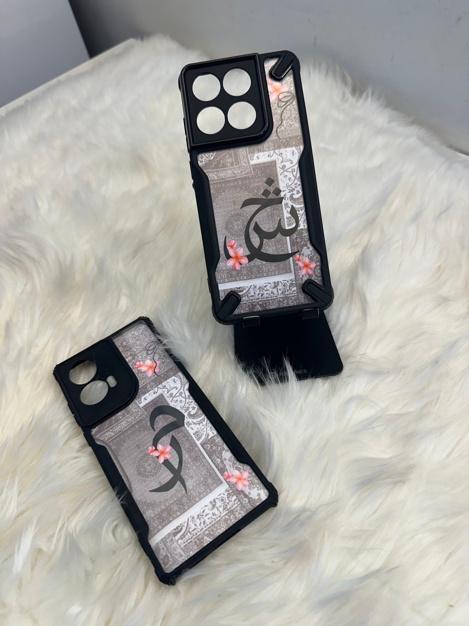 Premium Pashmina mobile cover - Customized name phone case 1 Pashmina mobile cover