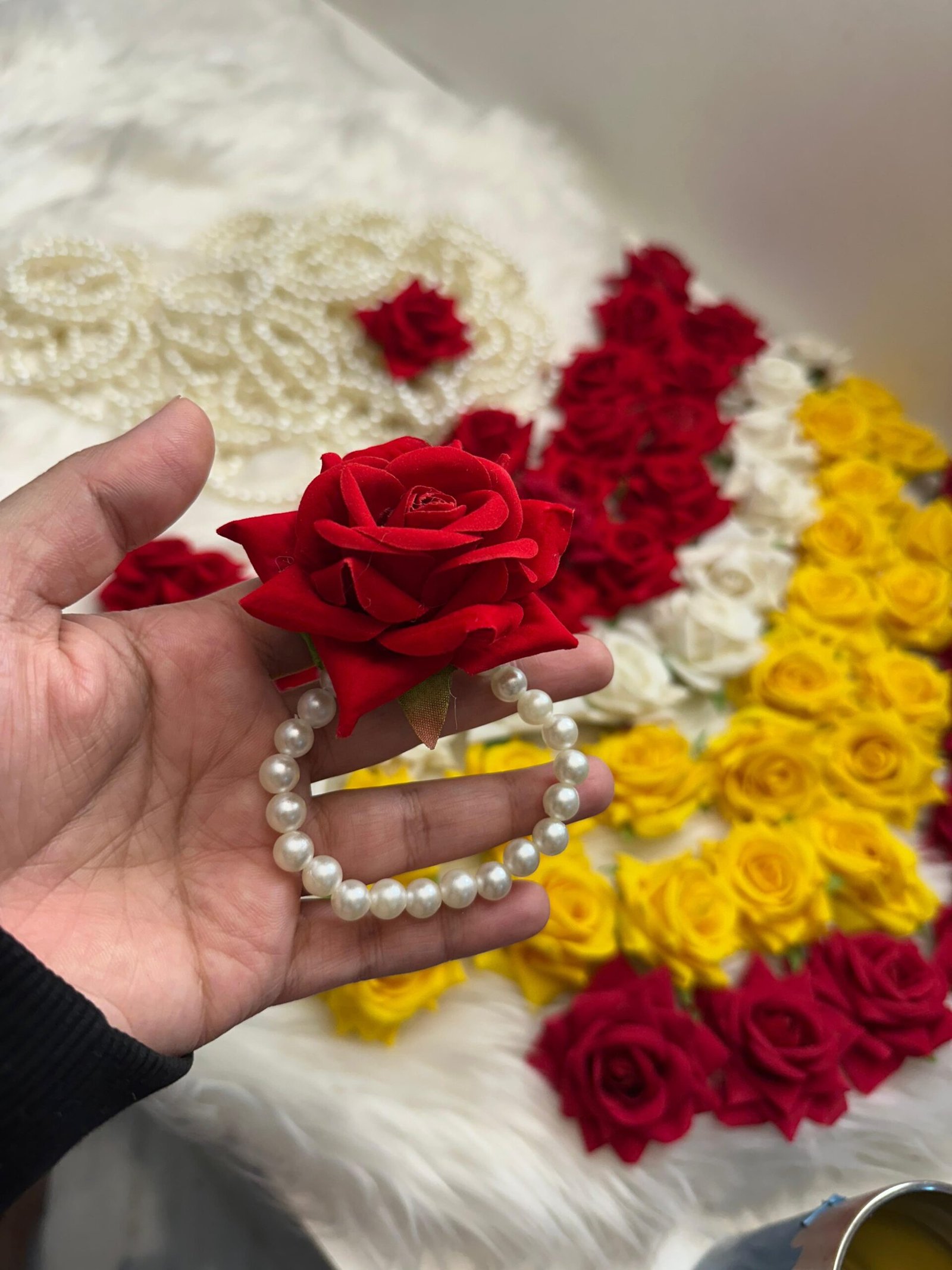 Name customized wedding return gift rose bracelet for haldi 7 Name customized wedding return gift rose bracelet for haldi - Image 8