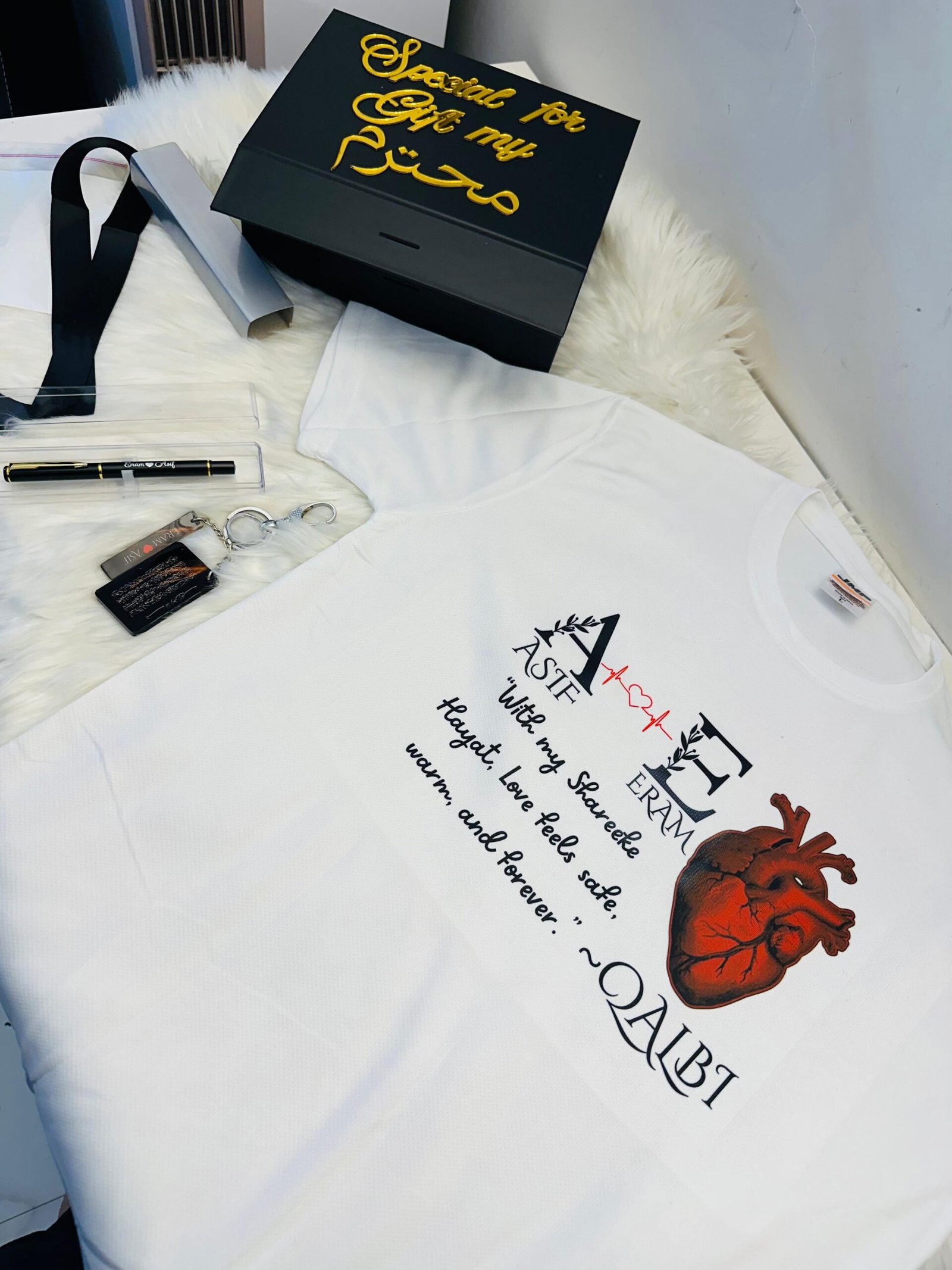 Name customized gift hamper for Couple 6 Name customized gift hamper for Couple - Image 7