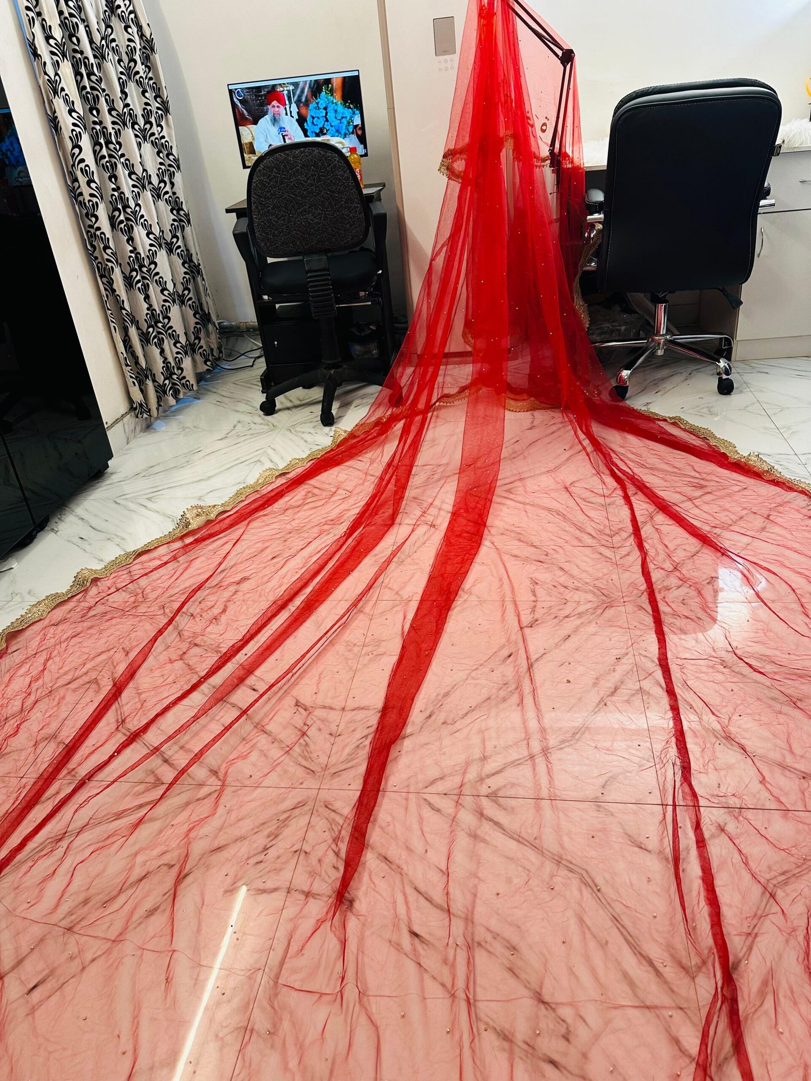 Name customized Long veil for bride 1 Name customized Long veil for bride - Image 2