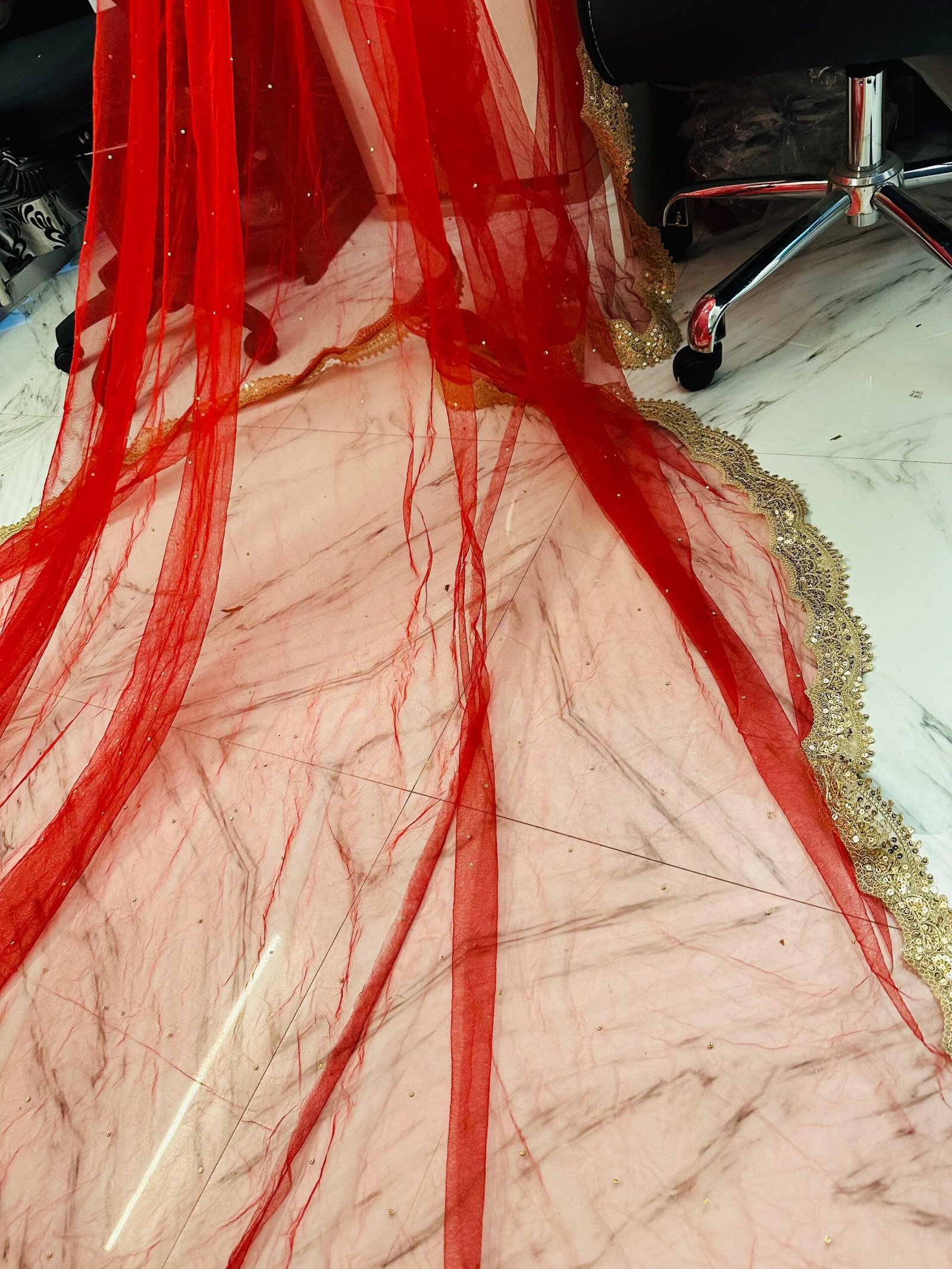 Name customized Long veil for bride 2 Name customized Long veil for bride - Image 3