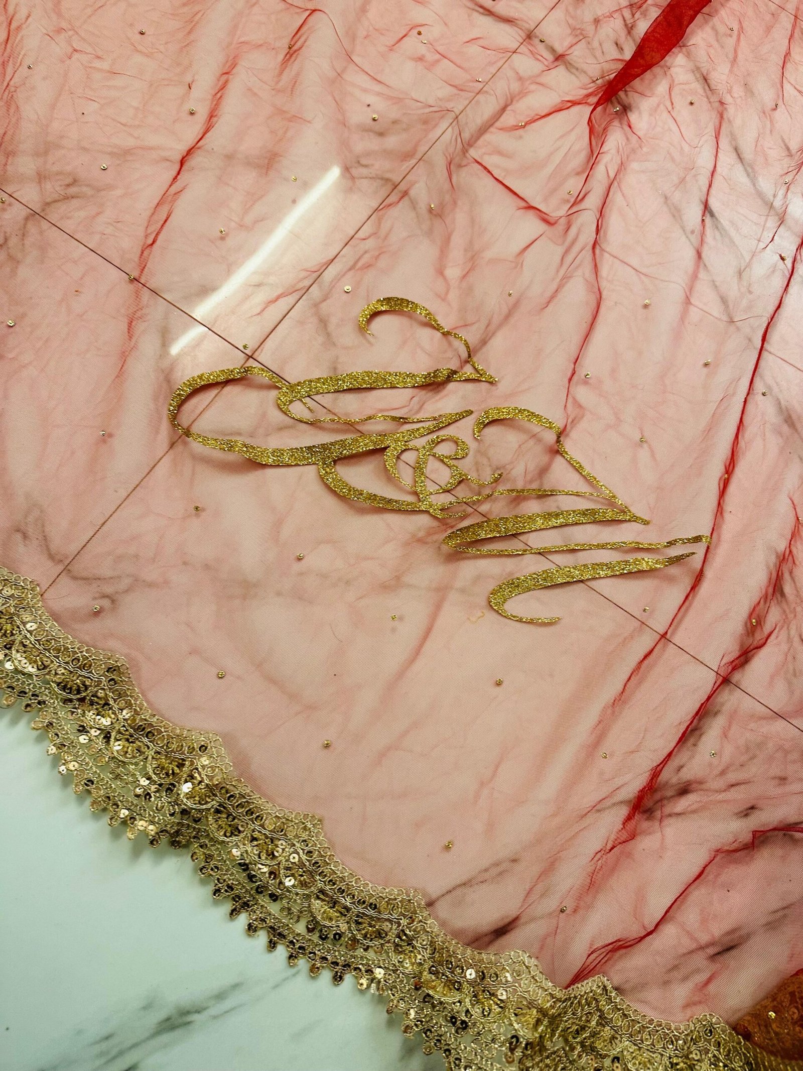 Name customized Long veil for bride 5 Name customized Long veil for bride - Image 6