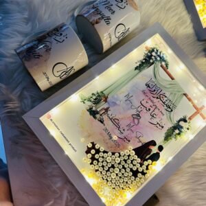 Name customized Led frame with Mug combo hamper