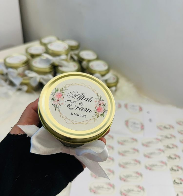 Name customized  Nikah return gift